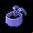 Objet foulard-bleu