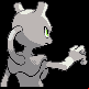 Mewtwo shiny dans Diamant et Perle