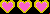 3 coeurs